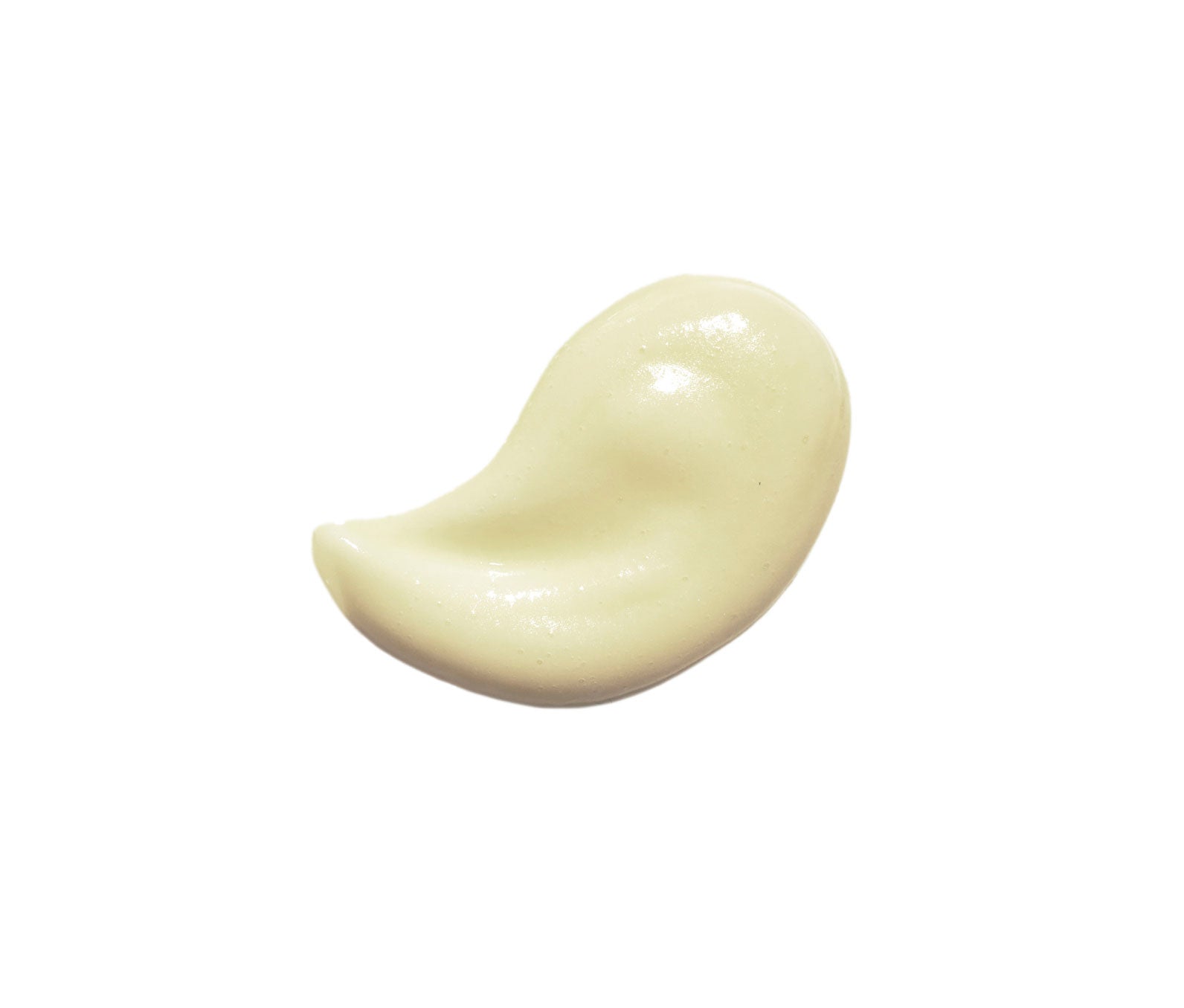 Beige spread of Hand Cream product on a white background