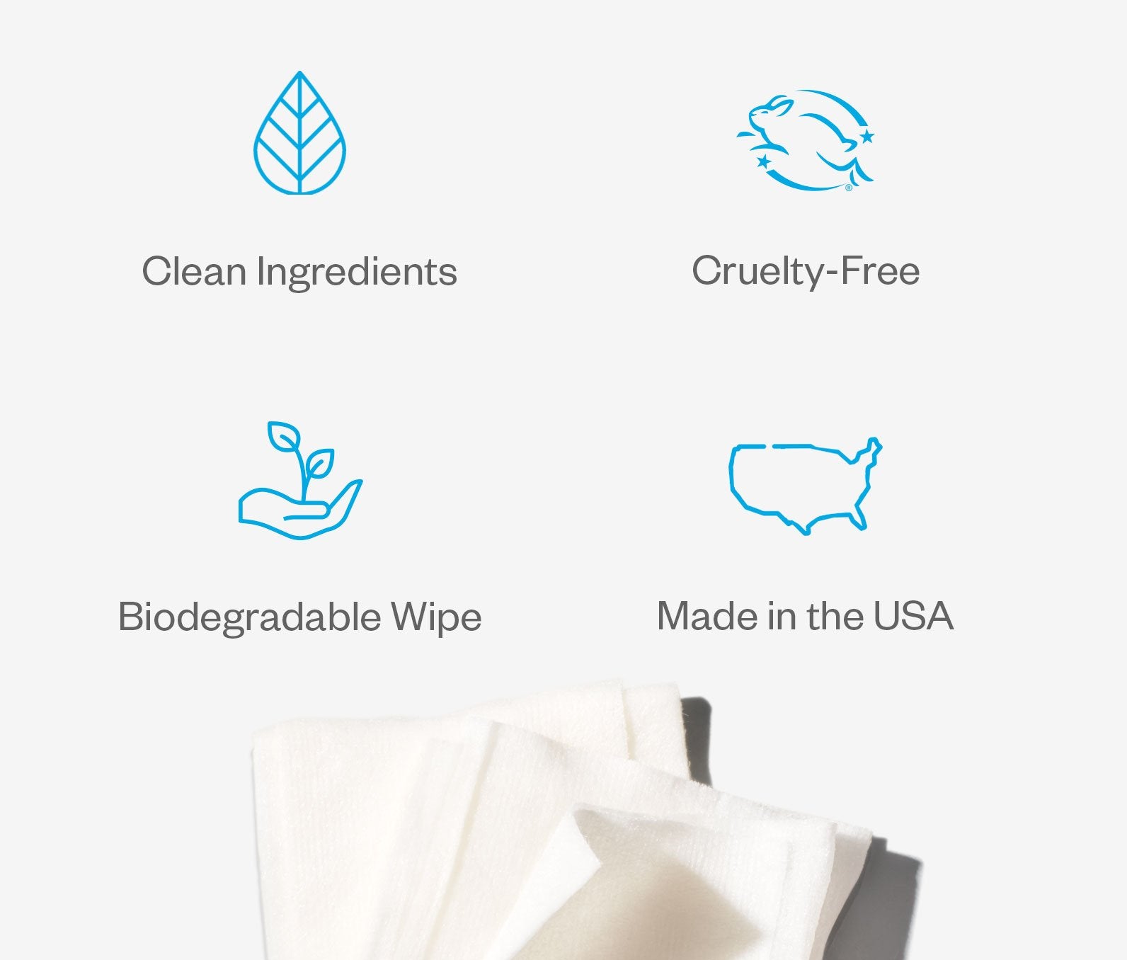 Ursa Major Essential Face Wipes made withcruelty free, clean ingredients and biodegradeable. Made in the USA.