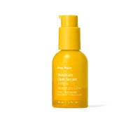 Yellow bottle of Ursa Major Mountain Glow Serum on a white background