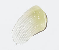 Plate green goop swipe of Bright & Easy 3-Minute Flash Mask