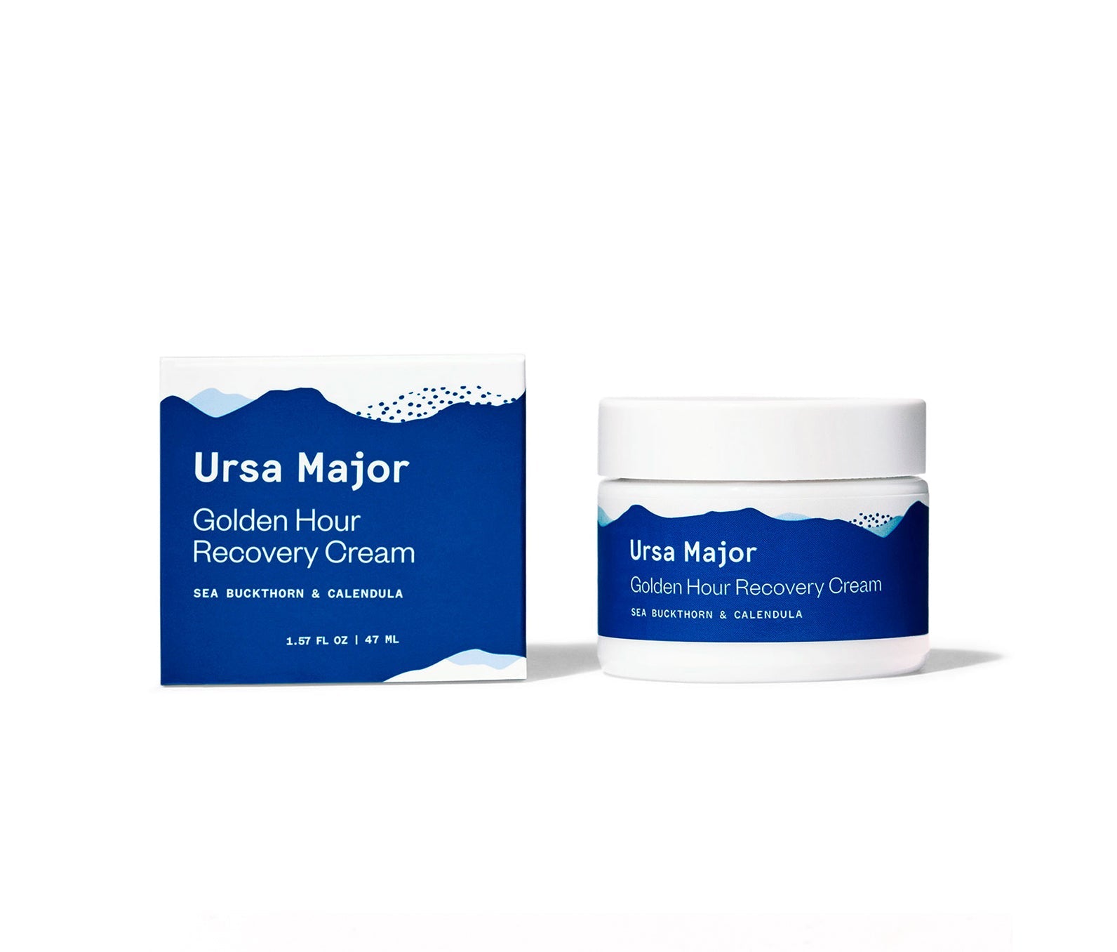 Box of Ursa Major Golden Hour recovery Cream.