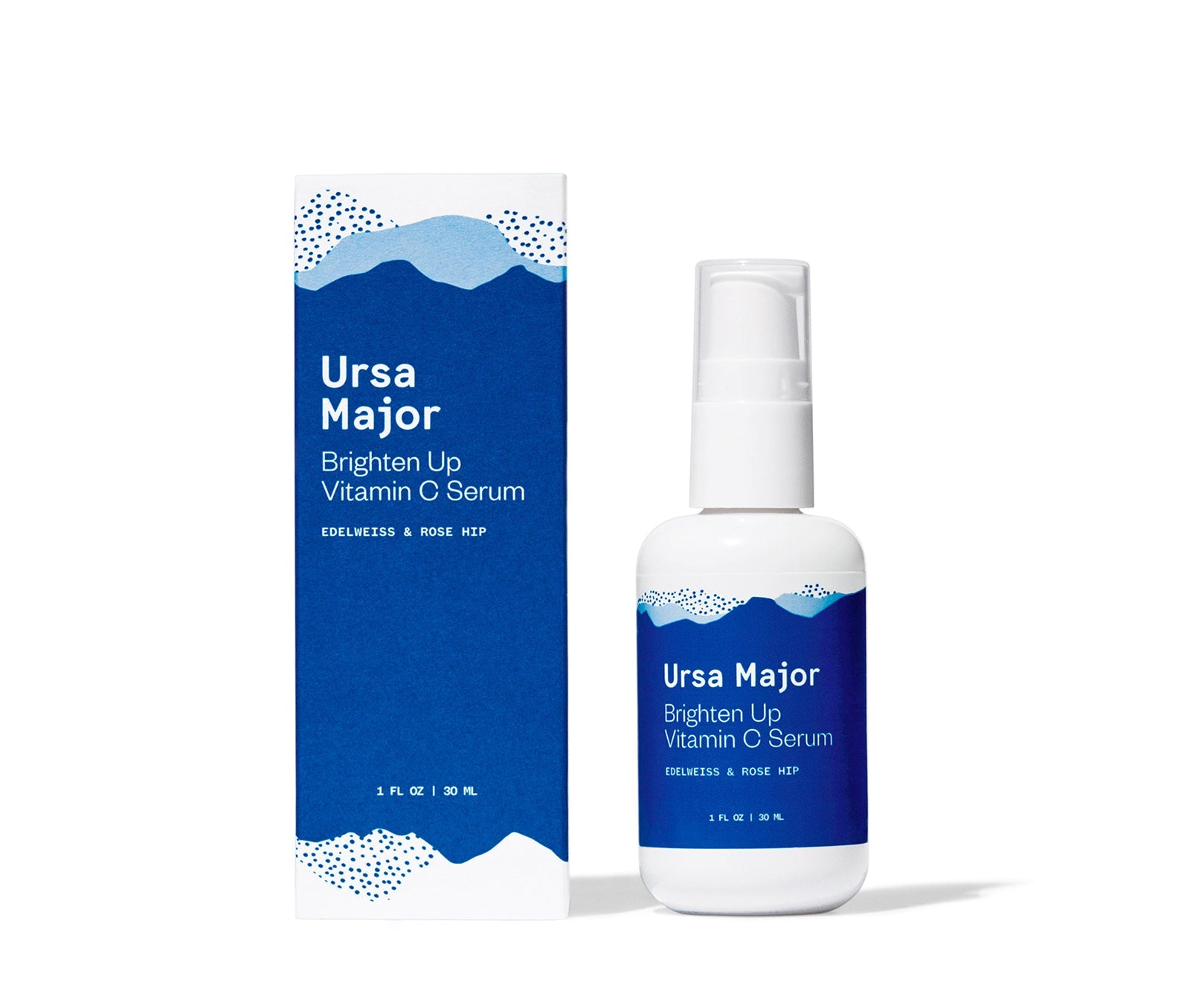 Packaging for Brighten Up Vitamin C Serum by Ursa Major Skincare
