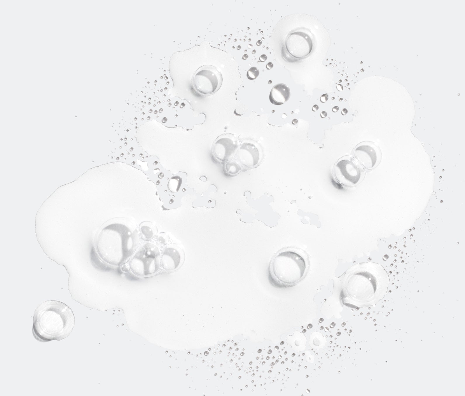 Face tonic liquid on light grey background