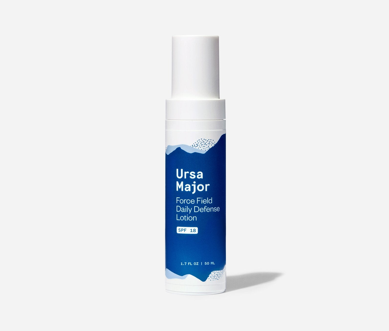 Ursa Major Force Field Daily Defense Lotion. Cruelty-free, created using clean ingredients and UVA/UVB protection. Made in the USA.